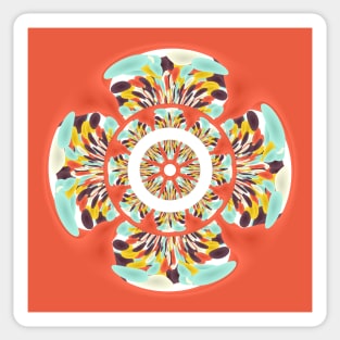 Colorful mandala Sticker